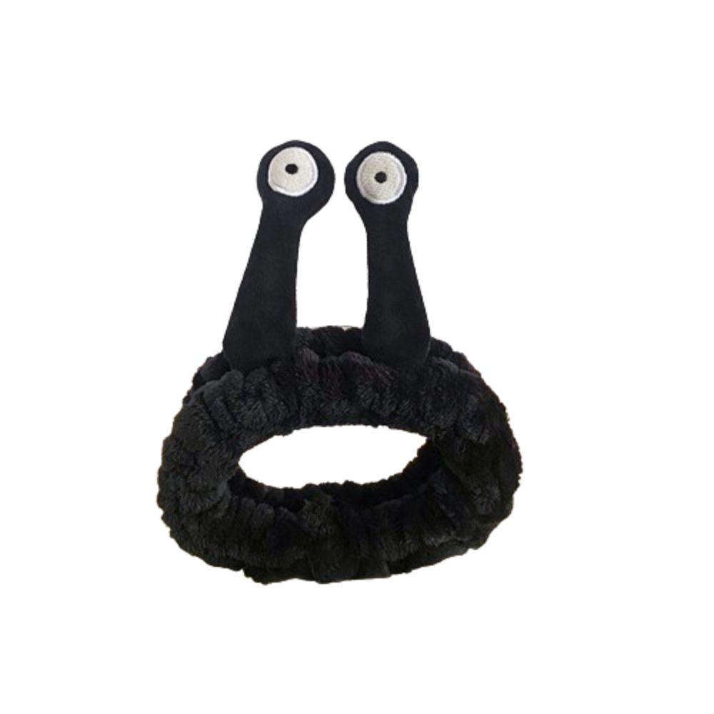 Пушистая улитка повязка на голову мультяшный обруч для волос милый плюшевый ободок для волос макияж