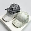 Новые женские корейские кружевные цветочные бейсболки Дышащие Элегантные Шляпы от солнца Уличные Кепки с козырьком Универсальные Повседневные Модные Персональные Ins