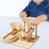 DIY Wooden Track Marble Toy Puzzle Assembly Brain Teaser Crafts Unique Rolling Ball Blocks for