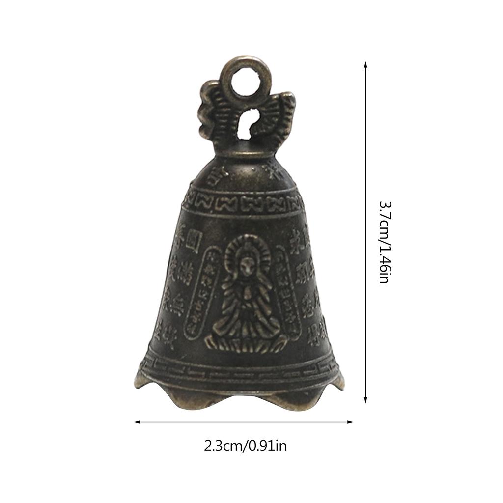 5 шт. Маленький звенящий колокольчик ретро-скульптура колокольчика молитва Гуаньинь колокольчик фэн-шуй антикварный колокольчик для украшения своими руками