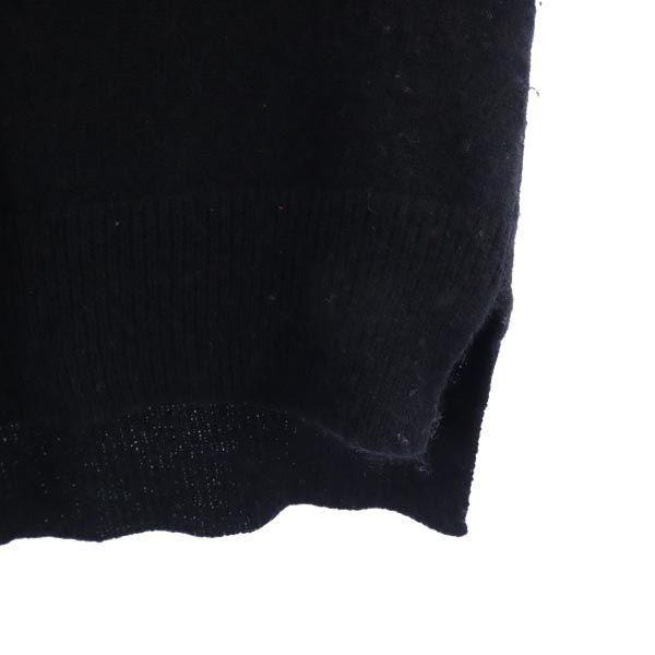 Yohji Yamamoto Шерсть Вязаный с длинным рукавом 2 черный Женский Б/у