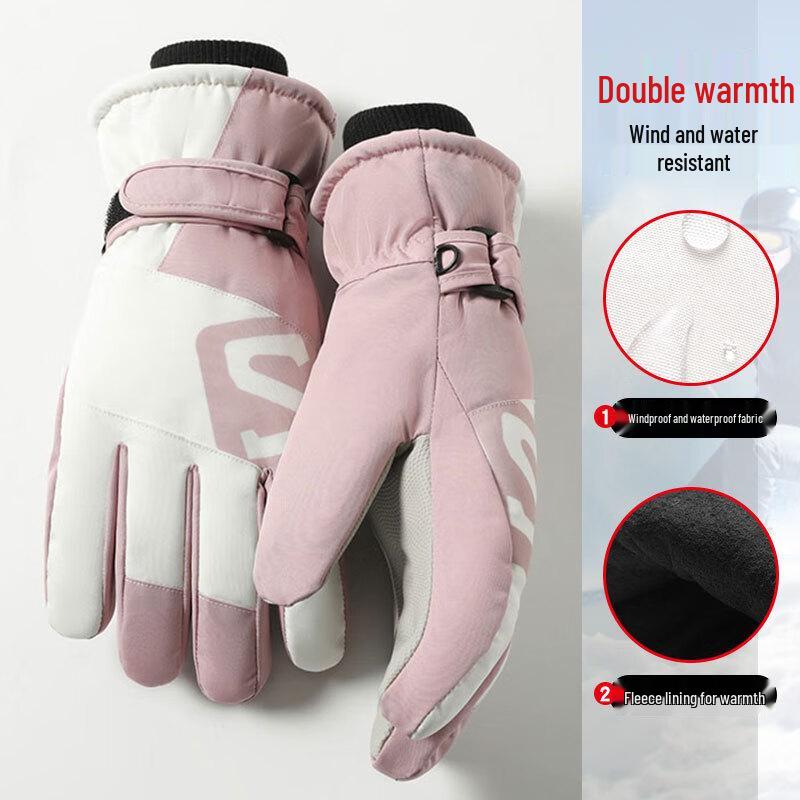 Унисекс Зимние Водонепроницаемые Лыжные и Сноубордические Перчатки
