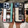 Винтажная Кассетная Лента Ретро Для iPhone 17 16 Pro Max Air 13 12 Mini 14 15 Plus 11 PC+TPU Задняя Крышка