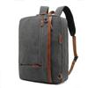 Men Backpacks Cool Bell Nylon/Canvas Male Backpack &Shoulder Bag& Messenger Bag& Handbag 15.6/17.3 Inch Black/Gray CB-5506