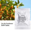 10Pcs PE Car Aromatherapy Tablets Refresh Your Ride with Customizable Fragrances Easy Install Scratch Free for All Car Models