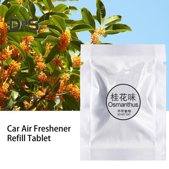10Pcs PE Car Aromatherapy Tablets Refresh Your Ride with Customizable Fragrances Easy Install Scratch Free for All Car Models