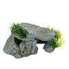 Reptile Rock Hide Cave Natural Reptile Hiding Rock Cave Aquarium Hide Cave Hideout Shrimp Cave Fish Tank Decor for Freshwater