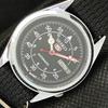 ВОССТАНОВЛЕННЫЕ ВИНТАЖНЫЕ SEIKO 5 АВТОМАТИЧЕСКИЕ 6309A ЯПОНИЯ МУЖСКИЕ ЧАСЫ D/D ЧЕРНЫЕ a318630-9