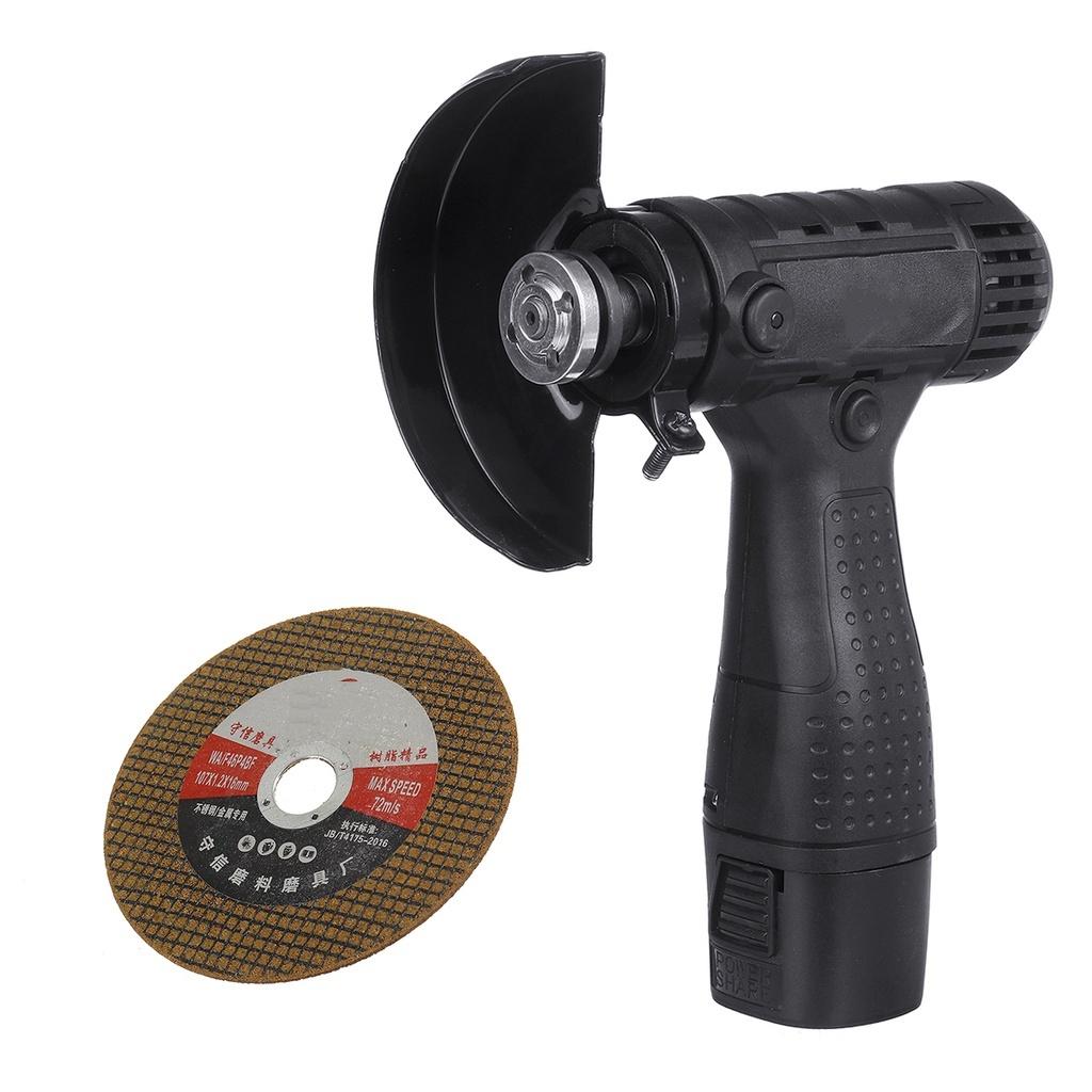 7500mAh Cordless Brushless Angle Grinder Rechargeable Electric Polishing Grinding Metal Cut Tool 110mm Angle Grinder 16.8V 1200W