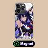 HSR Seele Стеклянный чехол для мобильного телефона MagSafe для iPhone 17 16 15 14 13 12 11 Air Pro Max Plus Mini Цветная крышка