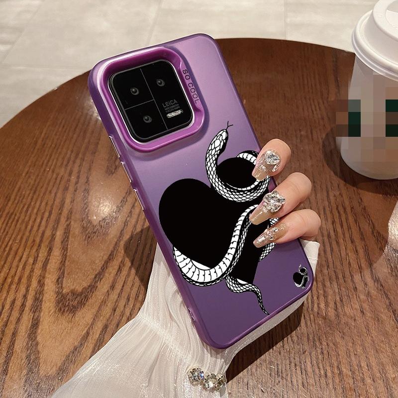 Крутой чехол Snake для iPhone 16 Samsung A55 A35 A34 S24 FE Xiaomi Redmi Note 13 Pro 14C Huawei Honor 200 противоударный бампер для телефона с защитой от царапин