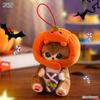 12.5cm Genuine Mofusand Cat Halloween Candy Pumpkin Series Stuffed Animal Plush Doll Toy Cartoon Model Pendant Plushies Gift