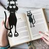 5 Pcs 3D Plastic Stereo Cat Bookmarks Reading Stationery Hollow Animal For Girls Gift Cute Student School Supplies Wholesale