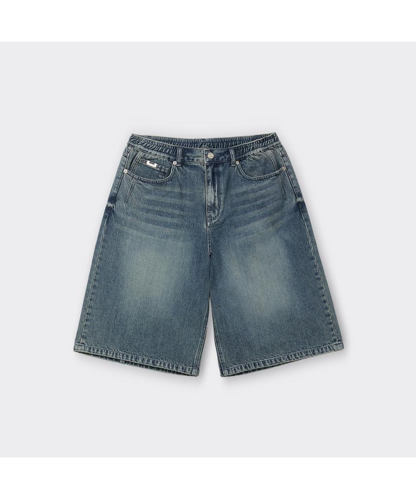 Keoseuuteommellou Blue Denim Bermuda Shorts Cwpam26373Bux