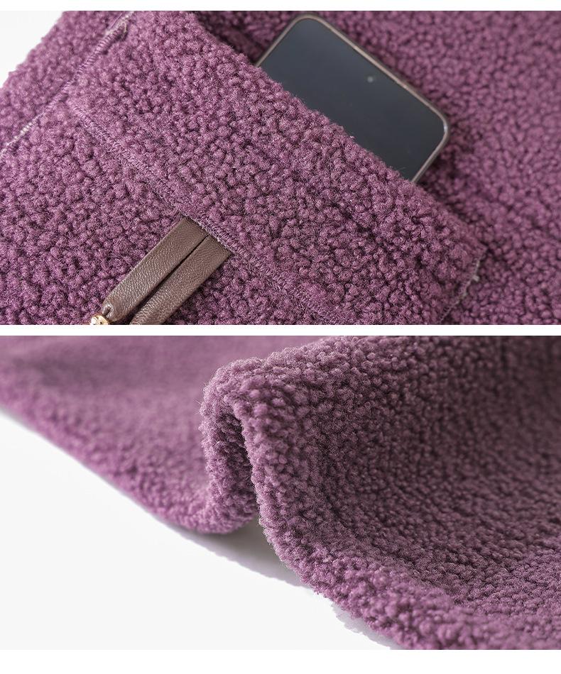 Зимнее пальто на флисовой подкладке больших размеров для женщин среднего и пожилого возраста