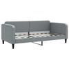 VidaXL Daybed with Mattress Light Grey 90x190 Cm Fabric 3196808