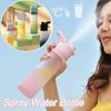 Gradual Fog Surface Sports Water  Kettle Large Capacity Drinking Kettle Cooling Spray Cup  Fitness