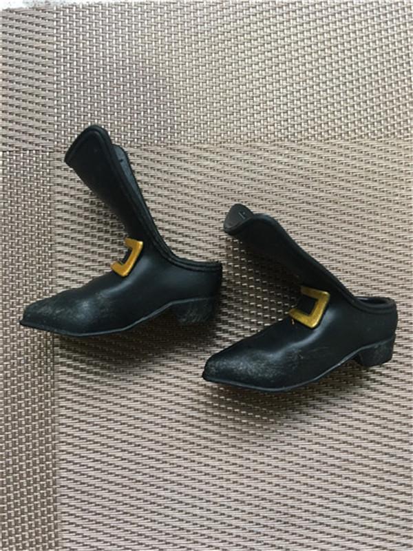 Male Doll Prince Shoes Fashion Doll Decors Original Quality Sandals Shoes Boots Black White Silver Shoes For 1/6 Male Dolls