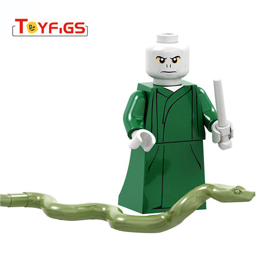 Фигурки Харри Поттера Фантастические твари Рубеус Добби Финниган Гермиона Кирпичи Модель Конструкторы Игрушки 