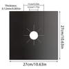 8 шт. термостойкий 27x27 см защитный чехол для газовой плиты, легко моющийся
