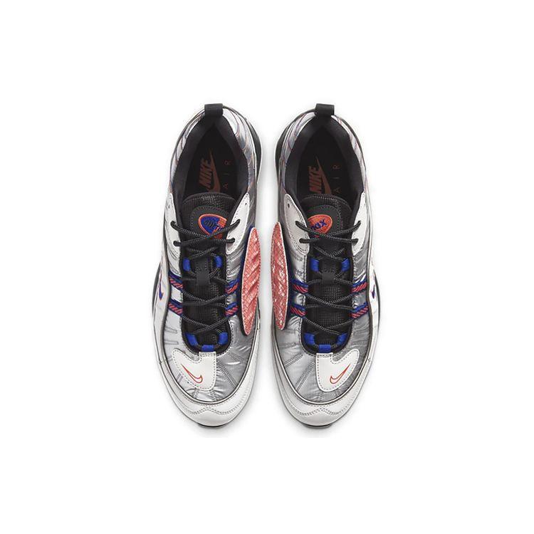 Nike Мужские кроссовки Air Max 98 NRG Space Flight Silver Vast-Grey Hyper-Blue BQ5613-001