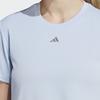 Adidas Heat.Rdy Sweat-Conceal однотонная футболка с круглым вырезом и короткими рукавами, женские топы, голубой II3245