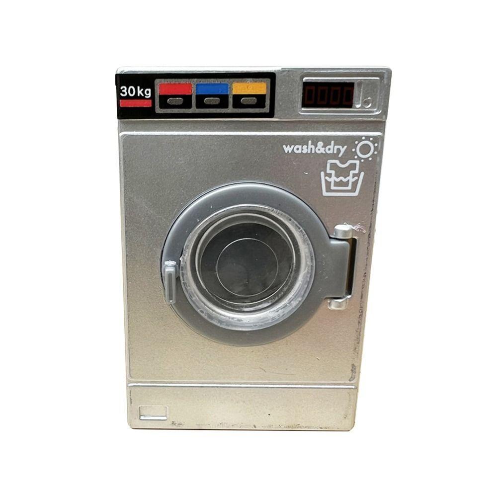 Kitchen Furniture Doll House Accessories 1:12 Dollhouse Washing Machine Miniature Washing Machine