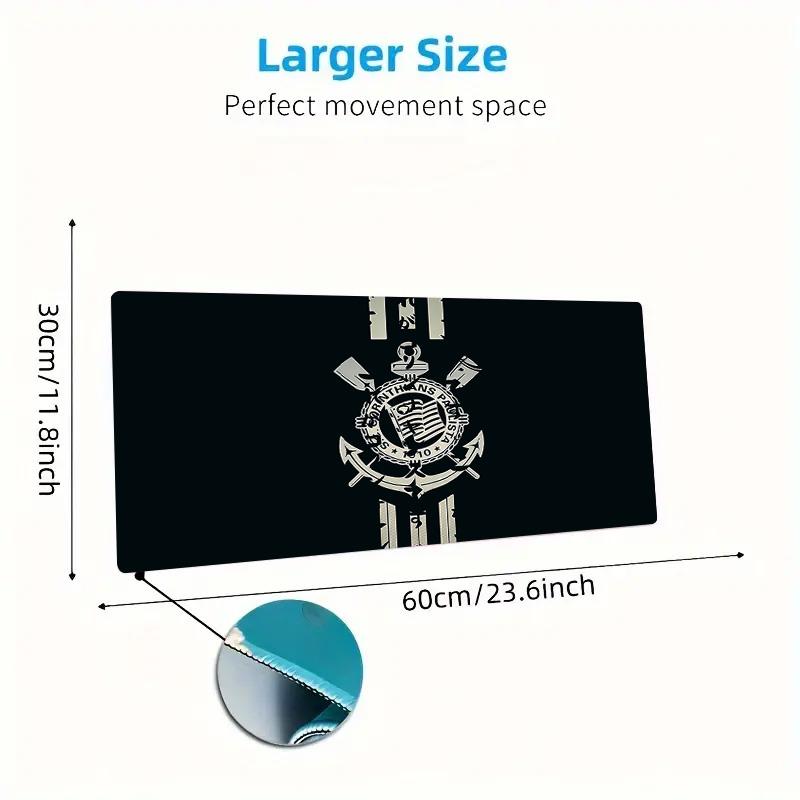 Corinthians3 Print Cushion Non-slip Laptop Tablet Big Mousepad XXL Mat Mini PC Playmat With Lock edge