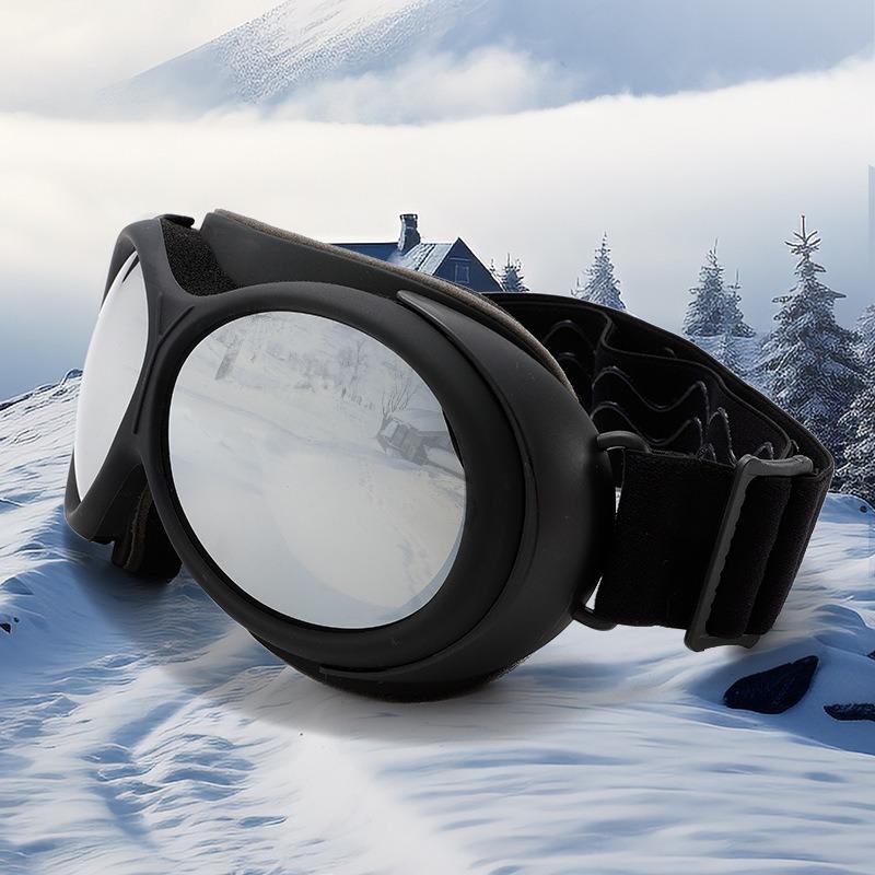 Latest adult double-layer anti-fog colorful round frame ski goggles outdoor sports snow wind and eye protection mountaineering snow