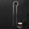 Glass CO2 Diffuser U Shaped R Shaped for Aquarium Planted for Tank Clear Glass Aquarium Supply Accessories 7.9" Length