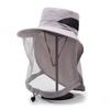Foldable Net Cover Fisherman Hat Wide Brim Sun Protection Hat Breathable Bee Mosquito Hat  Fishing