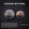10Pcs Coat Buttons High-End Exquisite Round Hand-Sewn Buttons Woolen Jacket Suit Trench Coat Sweater Buttons