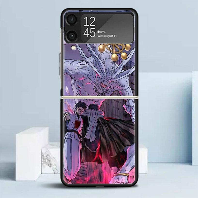 Чехол для телефона Kaisen J-Jujutsu Sukuna Mahoraga для Samsung Galaxy Z Flip7 Flip6 5G Flip5 Flip4 Flip3 ZFlip 7 6 3 4 5 Ударопрочный Bac