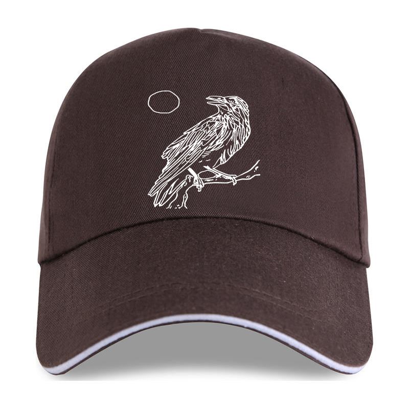 Новый дизайн, винтажная готическая бейсболка с вороной и птицей, новинка с натуральными буквами, новинка для взрослых, мужская, 2023