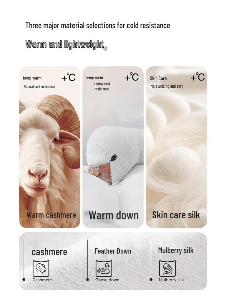 MIIOW Термоштаны из смеси шерсти и шелка