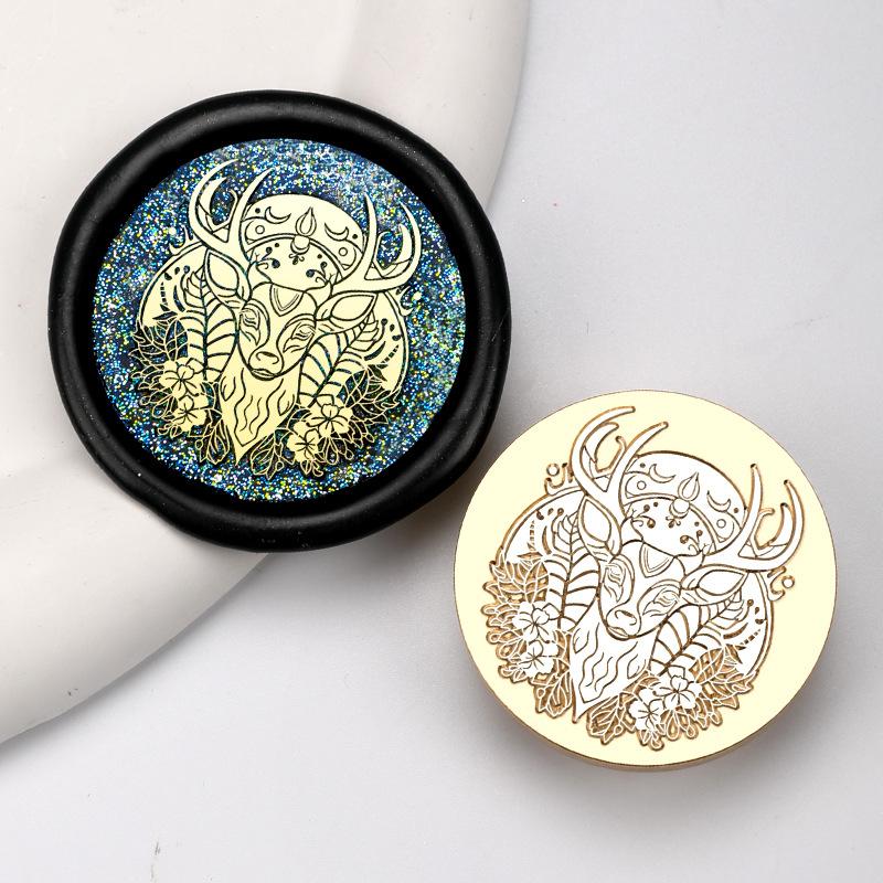 Сургучная печать для штемпельной головки Письмо Ретро Набор для печати Штампы Логотип для скрапбукинга Сургутский набор для печати Свадебный крафт Мыло Штампы 4 см