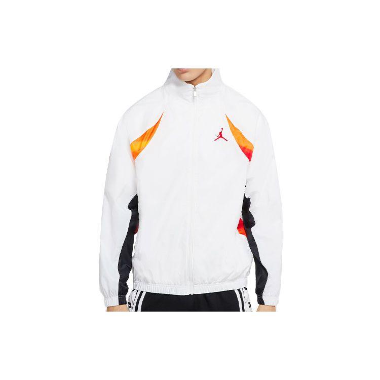 Jordan Legacy AJ11 Повседневная куртка с воротником-стойкой Мужская верхняя одежда Белая CW0864-100