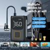 Smart Digital Tire Inflator with Preset Modes LCD Display Portable Air Pump for Multi-Vehicle Use