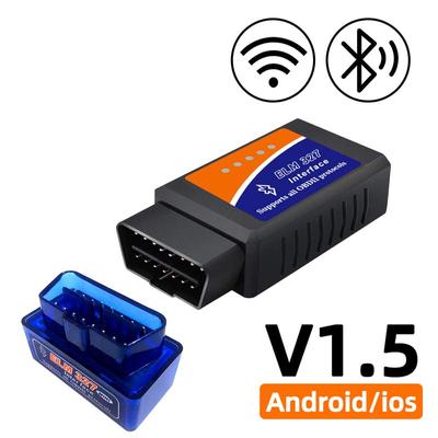 OBD2 сканер ELM327 автомобильный диагностический детектор инструмент для считывания кодов V1.5 WIFI Bluetooth OBD 2 для IOS Android инструменты для автоматического сканирования