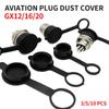 3/5/10 шт. GX12 GX16 GX20 авиационная круглая вилка розетка водонепроницаемый пылезащитный колпачок разъемы сварочного кабеля резиновый защитный чехол