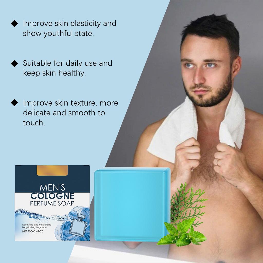 Мужское мыло для ванны, нежное очищение кожи, удаление запаха тела, свежее и комфортное для тела