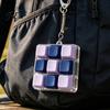 Игрушка Механическая Клавиатура 9 Клавиш Fidget Toy, Светящаяся LED Брелок Карманного Размера для Снятия Стресса, 4-в-1 Брелок для Рюкзака Щёлкающие Переключатели