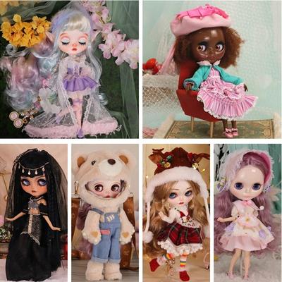 Наряды для куклы ICY DBS Blyth Одежда Косплей Платье Костюм 1/6 BJD OB24 Аниме