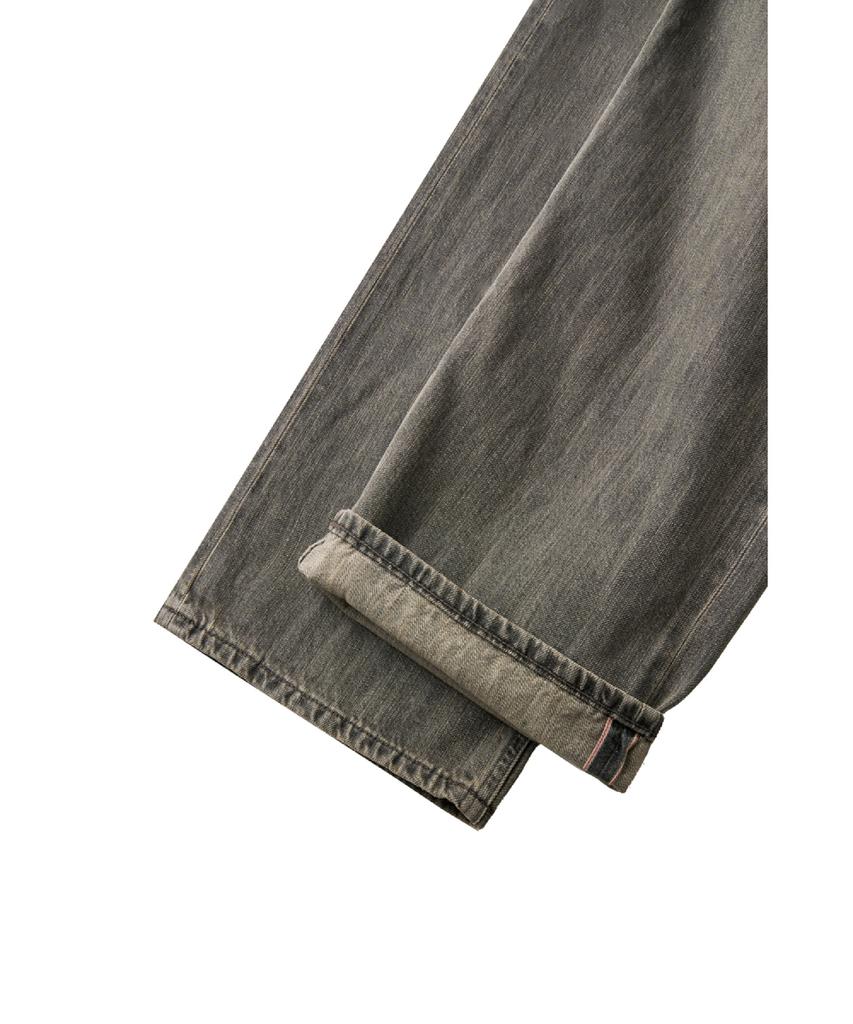 Haechinglum Regular Selvedge Jeans Slub Vintage Gray