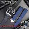 Для TAG Heuer F1 AQUARACER CARRERA Силиконовый ремешок для часов изогнутый Соединительный порт мужской 22 мм Пряжка для часов из нержавеющей стали ремешок
