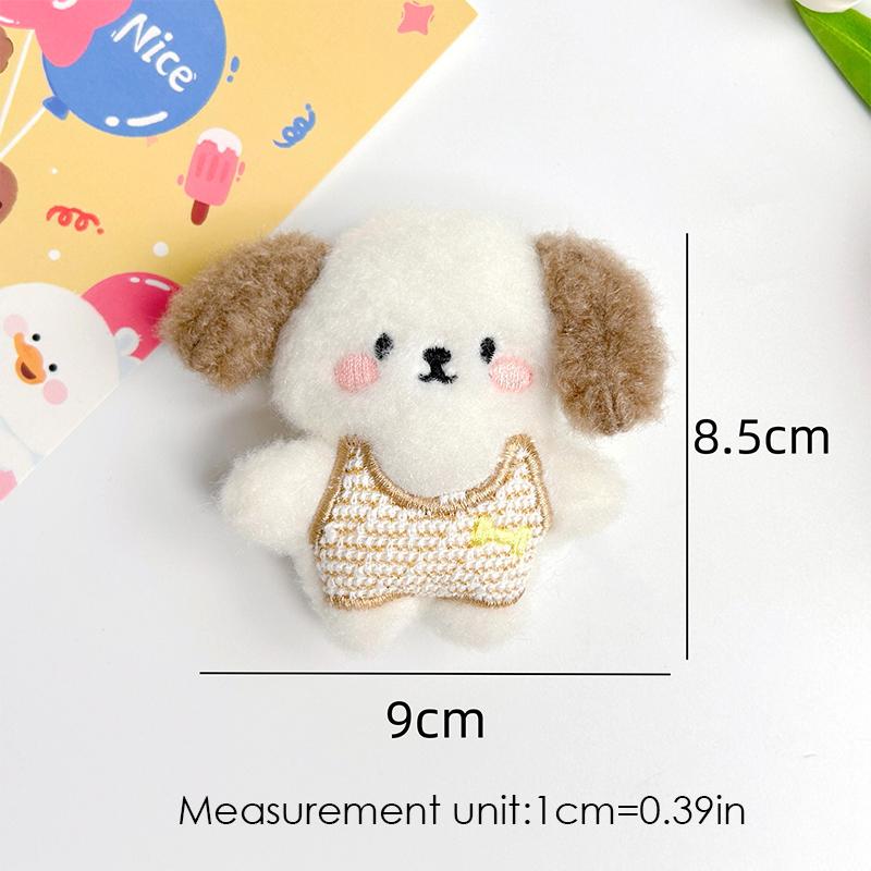 Милый щенок-писк, плюшевая игрушка, мультяшная собака, мягкая кукла, брелок, рюкзак, подвеска, сумка, подвесное украшение, детские подарки