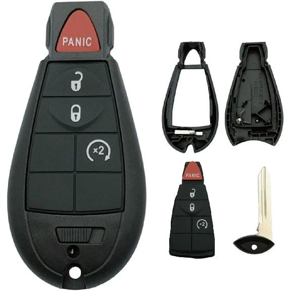 Запасной корпус ключа Подходит для Chrysler Dodge Ram 1500 2500 3500 Grand Caravan Durango Grand Caravan Journey Jeep Grand Ch