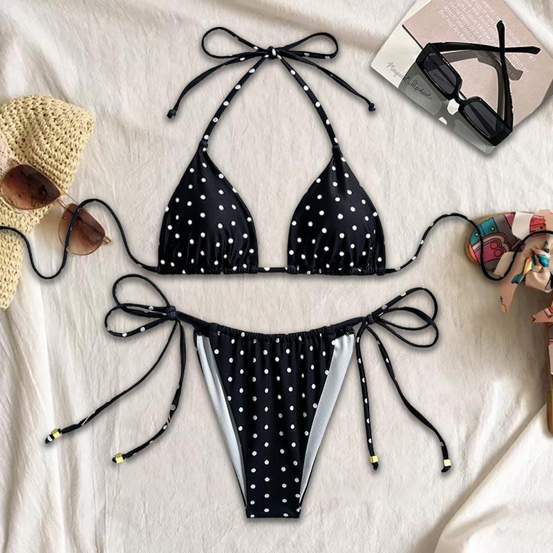 Micro Bikini Sexy Swimsuits For Women Swimwear Dot Brazilian Bikini Set Thong Biquini Swim Suits String Beachwear Female