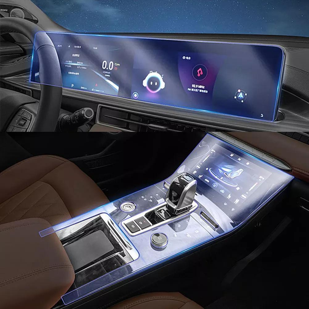 Для Tiggo 8Pro MAX 2022 2023 Защитная пленка для салона автомобиля, центральная подошва, навигационный инструмент, наклейка для ремонта, против царапин