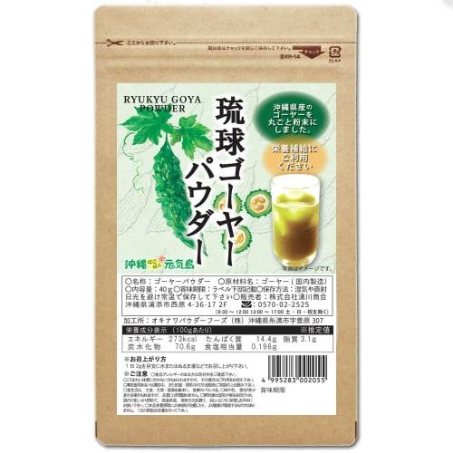 Bitter Melon Powder, Ryukyu Bitter Melon Powder, 40g X 1 Bag, 100% Okinawan Produce, Made In Japan, Additive-Free, Caffeine-Free, Green Juice, Bitter